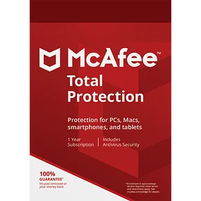McAfee Total Protection Unlimited Devices 1 Year