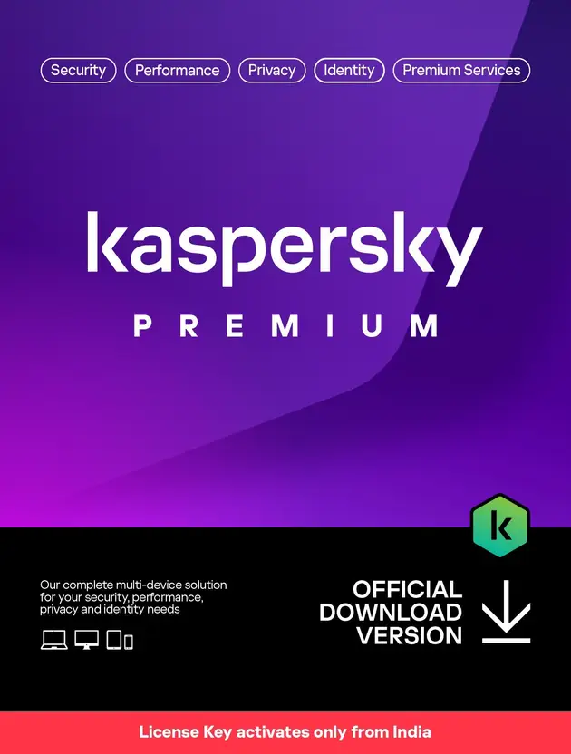 Kaspersky 2023 5 PC 1 Year Premium Security (Email Delivery - No CD)  (Home Edition)